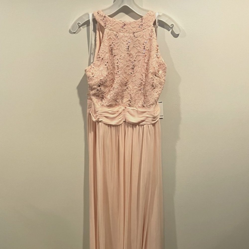 David's Bridal Bridesmaids Dress, Pale Pink, Size 12